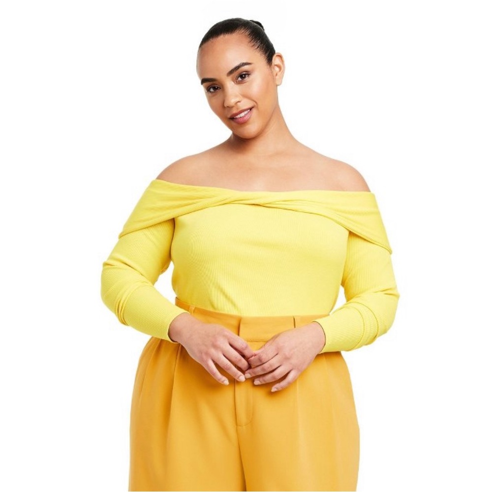 Women's Plus Size Off the Shoulder
Bodysuit - Sergio Hudson × Target NEW W/ TAGS